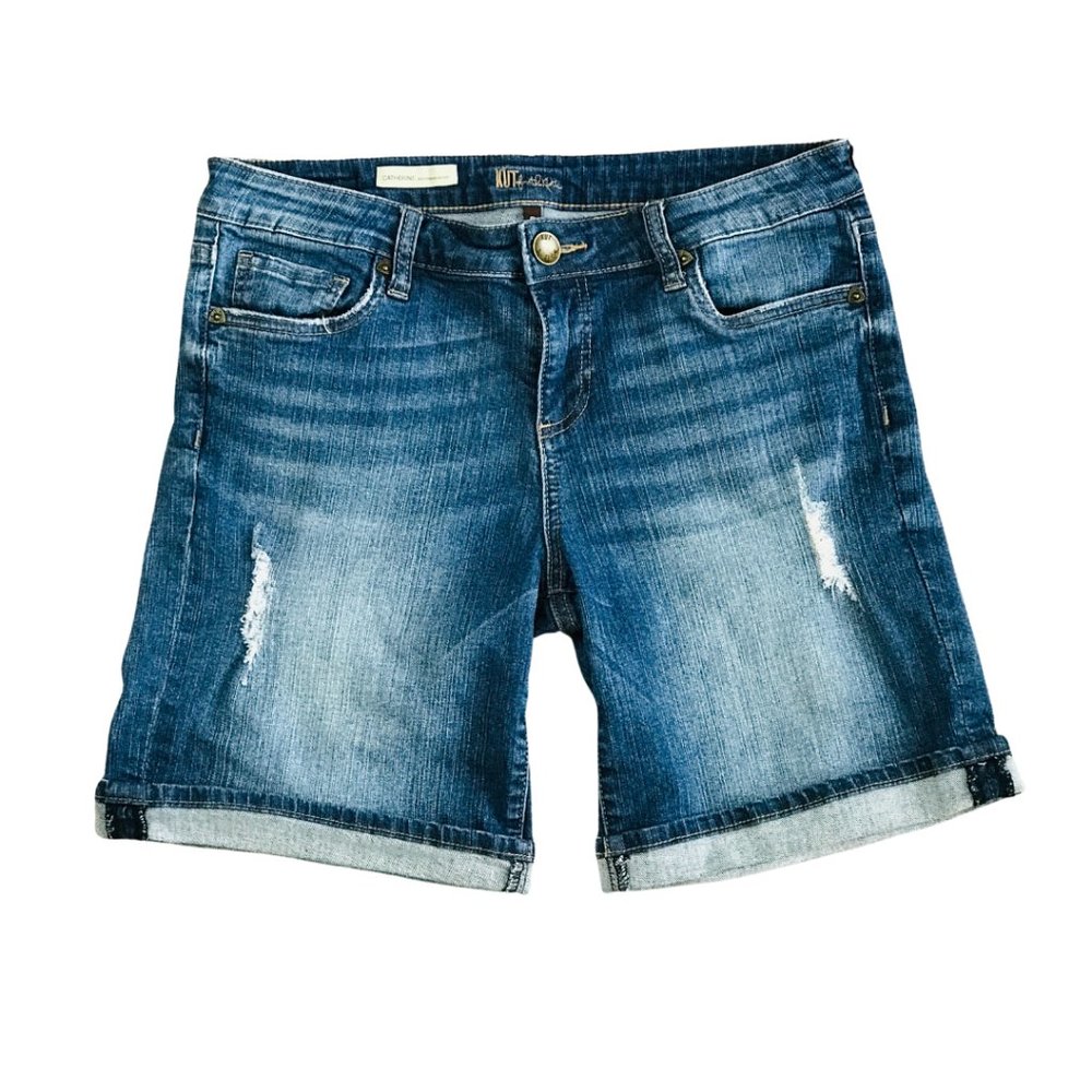 Kut From The Kloth Women Boyfriend Stretch Jean Shorts